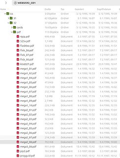 Dateimanager Fensteransicht