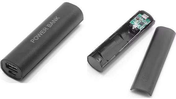 Zerlegter Powerbank-Akku