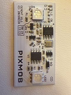 Bestückte Leiterplatte PIXMOB
