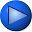 Blauer Play-Button