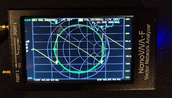 NanoVNA-F Vektor Netzwerk Analysator Display