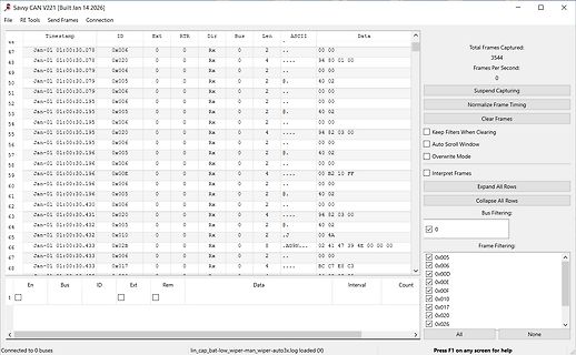 CAN-Bus Protokoll Analyse Software