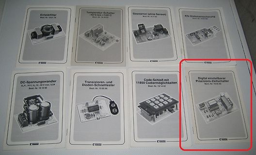 Produktkarten von Elektronik-Bausätzen