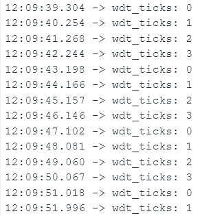 Log-Ausgabe von wdt_ticks Zeitstempeln