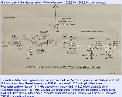 Foto eines handgezeichneten Schaltplans mit Text