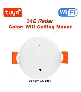 Tuya 24G Radar Wifi Ceiling Mount Sensor