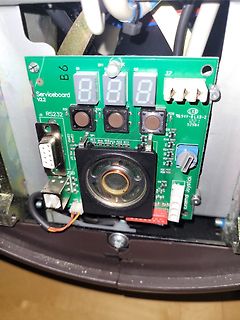 Serviceboard mit 7-Segment-Anzeige und Joystick