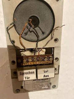Intercom Sprechanlage mit Lautsprecher und Klemmenblock