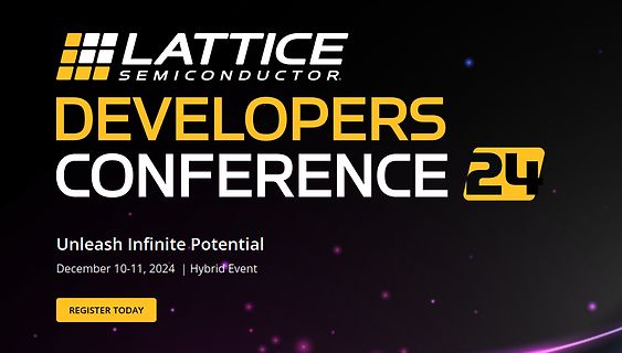 Werbebanner für Lattice Semiconductor Developers Conference 24