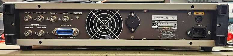 Rückseite eines Philips Funkmessgeräts