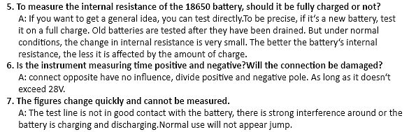 FAQ Text zu Batteriemessung und Instrumenten