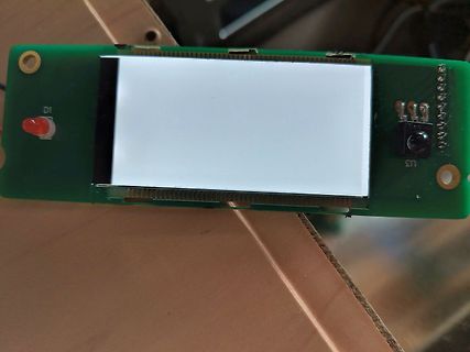 Leiterplatte mit LCD-Display und LED