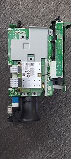 Innenansicht einer elektronischen Baugruppe mit Leiterplatte