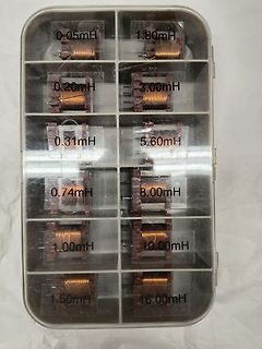 Sortimentenbox mit verschiedenen Induktivitäten