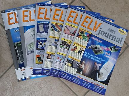 Stapel ELV Fachmagazine