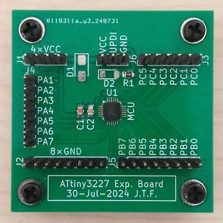 ATtiny3227 Experimentierplatine