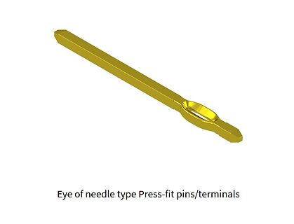 3D-Modell eines Eye of needle type Press-fit Pins