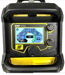 ESAB EMP 215ic Schweißgerät Display