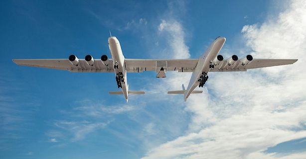 Flugzeug in der Luft