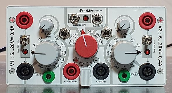 Labornetzteil mit zwei Kanälen