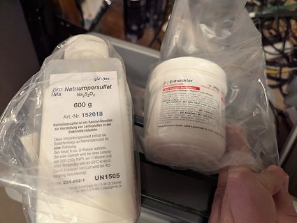 Natriumpersulfat Ätzmittel Flasche
