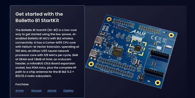 Werbebanner für das Balletto B1 StartKit