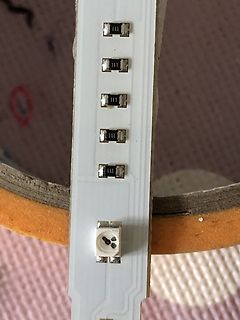 LED-Streifen mit SMD-Bauteilen