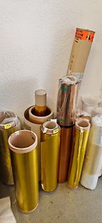 Rollen mit Kupferfolie und Kartonrollen