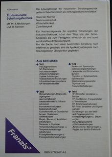 Inhaltsverzeichnis eines Fachbuchs über Schaltungstechnik