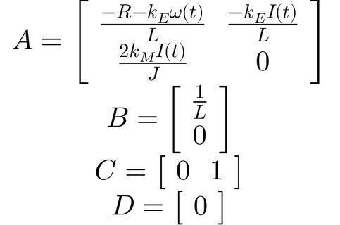 Zustandsraumdarstellung einer mathematischen Matrix