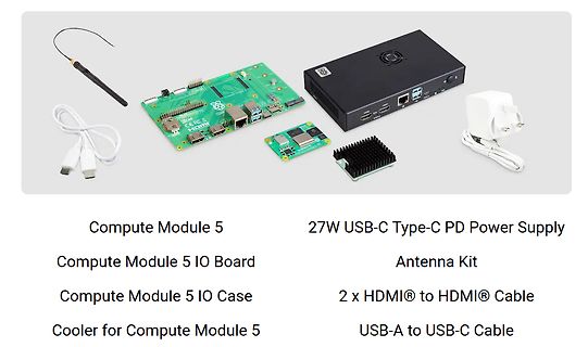 Zubehörset für Compute Module 5