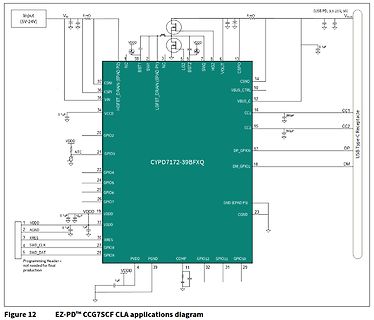 Schaltplan eines USB-PD-Controllers