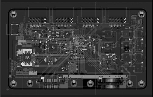 PCB-Layout einer Leiterplatte