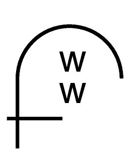 Logo oder Symbol mit Buchstaben W