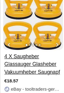 eBay-Produktangebot für Glasheber