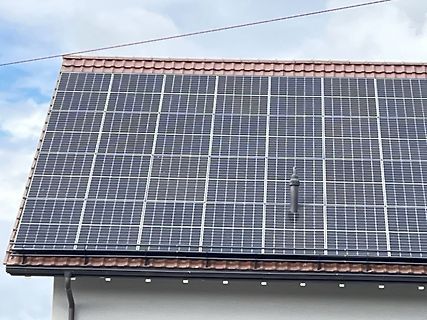 Photovoltaikanlage auf einem Hausdach