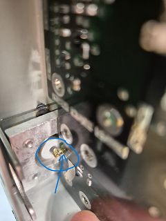 Nahaufnahme einer Lötstelle auf einer Leiterplatte