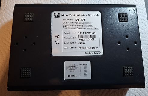 Moxa Technologies DE-302 Serial Device Server
