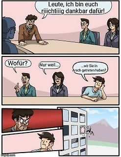 Comic-Strip mit vier Panels