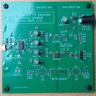 USB zu UART und I2C Konverter Platine