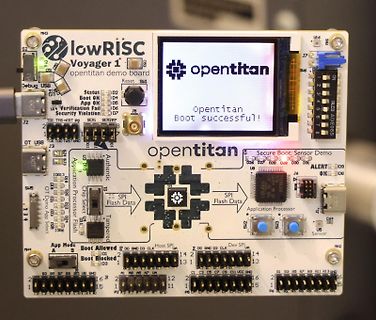 lowRISC Voyager 1 opentitan demo board