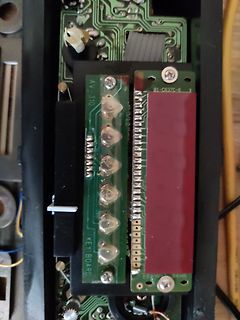 Innenansicht einer Leiterplatte mit Tastaturmodul