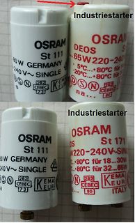 Zwei OSRAM Industriestarter Lampen