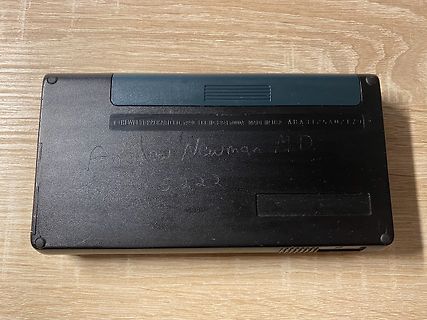Rückseite eines elektronischen Geräts