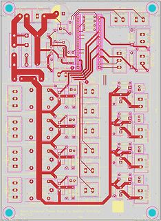 PCB-Layout einer Nano Universal Power Board