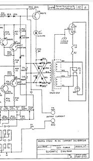 Schaltplan eines AC-DC Stromkalibrators