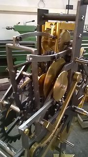 Mechanisches Getriebe aus Metall und Messing