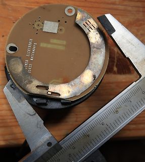 Leiterplatte mit Messung mittels Messschieber