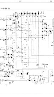Schaltplan einer elektronischen Schaltung