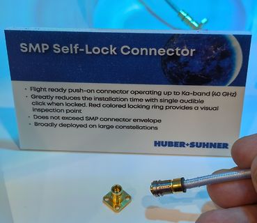 SMP Self-Lock Connector von Huber+Suhner